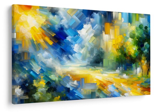 Kép - Absztrakt napos nap (90x60 cm)