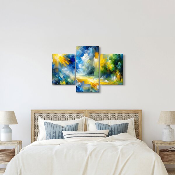 Kép - Absztrakt napos nap (90x60 cm)