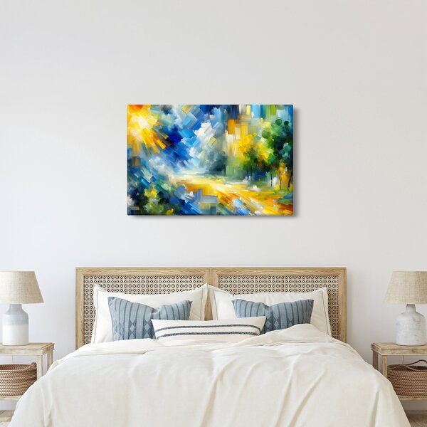 Kép - Absztrakt napos nap (90x60 cm)