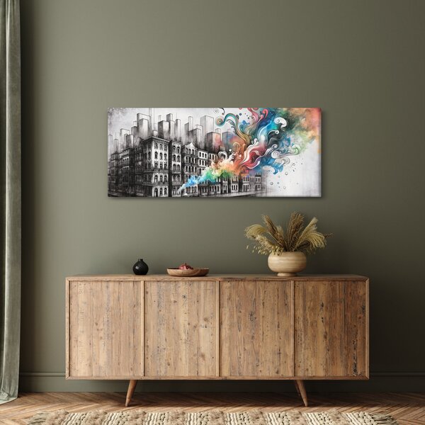 Kép - Ipari élet (120x50 cm)