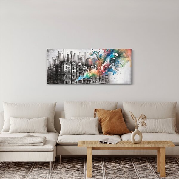 Kép - Ipari élet (120x50 cm)
