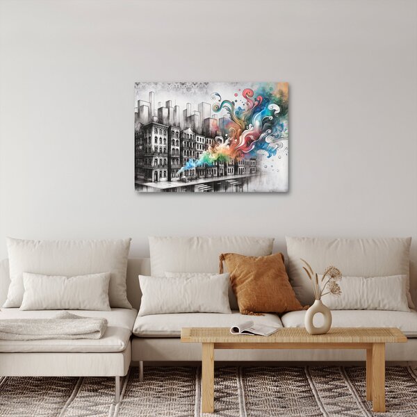 Kép - Ipari élet (70x50 cm)