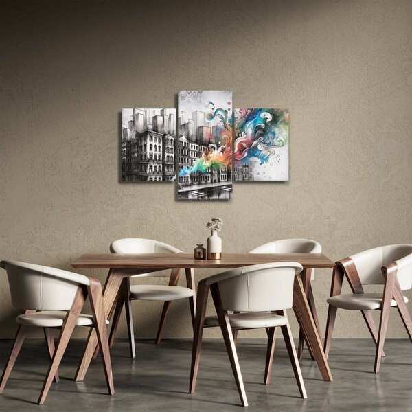 Kép - Ipari élet (90x60 cm)