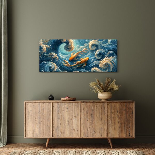 Kép - Aranyhalak (120x50 cm)