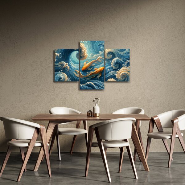 Kép - Aranyhalak (90x60 cm)