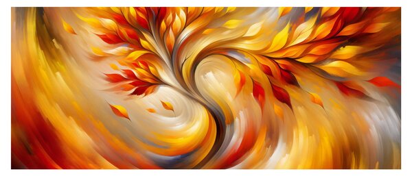 Kép - Őszi fa (120x50 cm)
