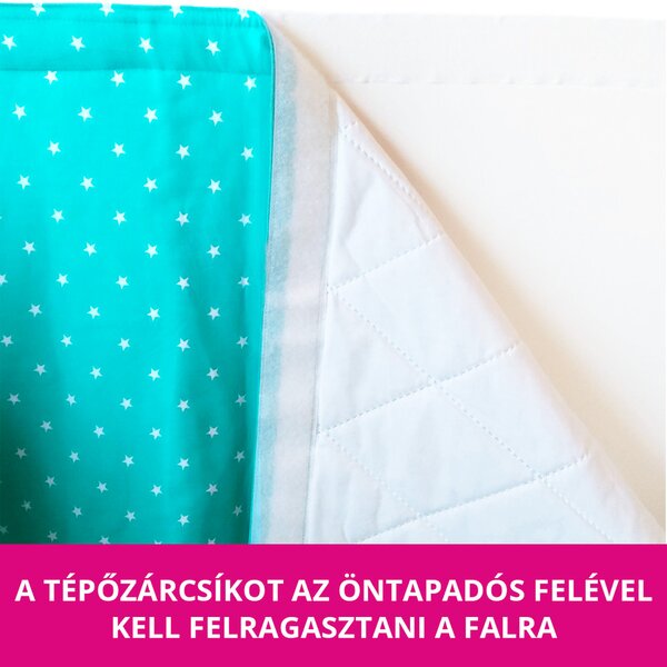 Falvédő gyerekszobába - unikornis mintás