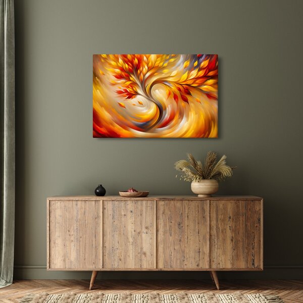 Kép - Őszi fa (90x60 cm)