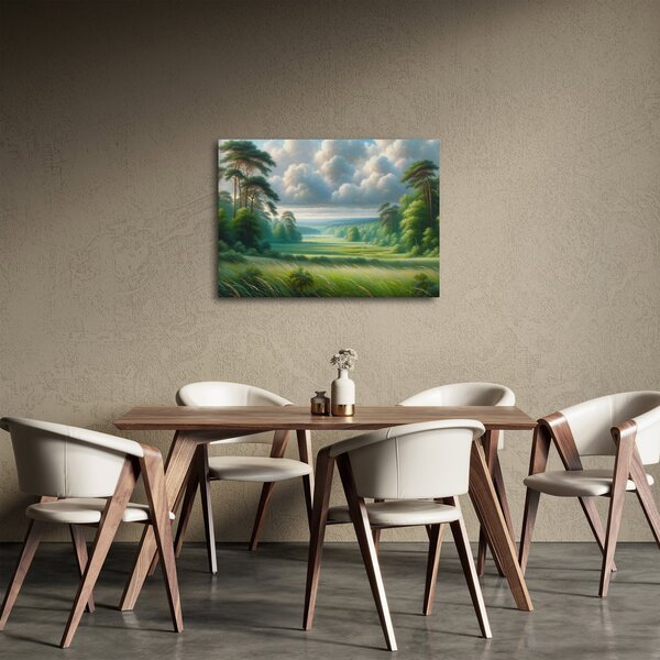 Kép - Zöld táj (70x50 cm)