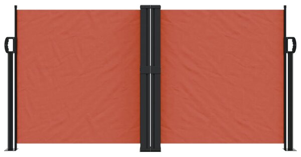 Terrakotta behúzható oldalsó napellenző 120 x 600 cm