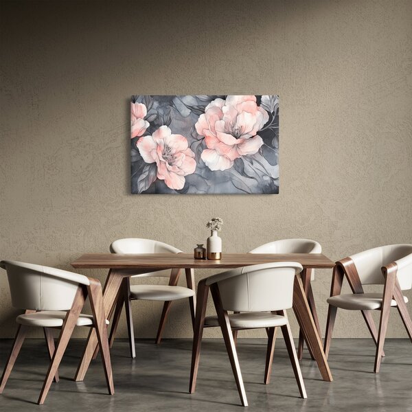Kép - Virágok vázlata (90x60 cm)