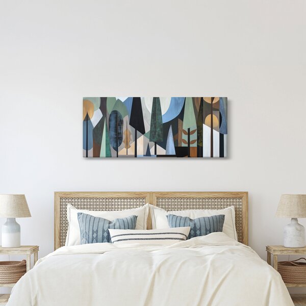 Kép - Természetes geometriai absztrakció II. (120x50 cm)