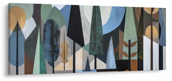 Kép - Természetes geometriai absztrakció II. (120x50 cm)