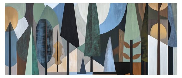 Kép - Természetes geometriai absztrakció II. (120x50 cm)