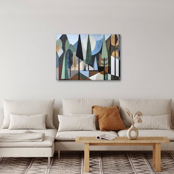 Kép - Természetes geometriai absztrakció II. (70x50 cm)