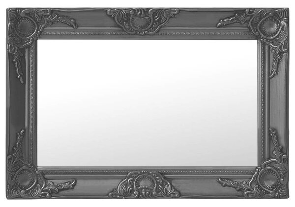 VidaXL fekete barokk stílusú fali tükör 60 x 40 cm