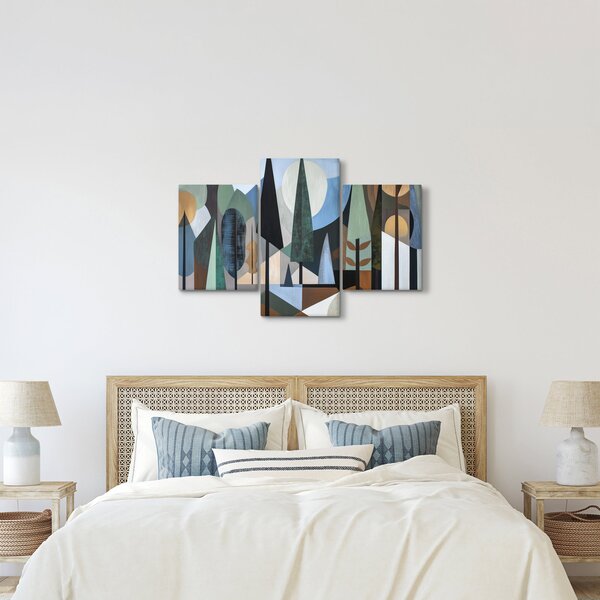 Kép - Természetes geometriai absztrakció II. (90x60 cm)