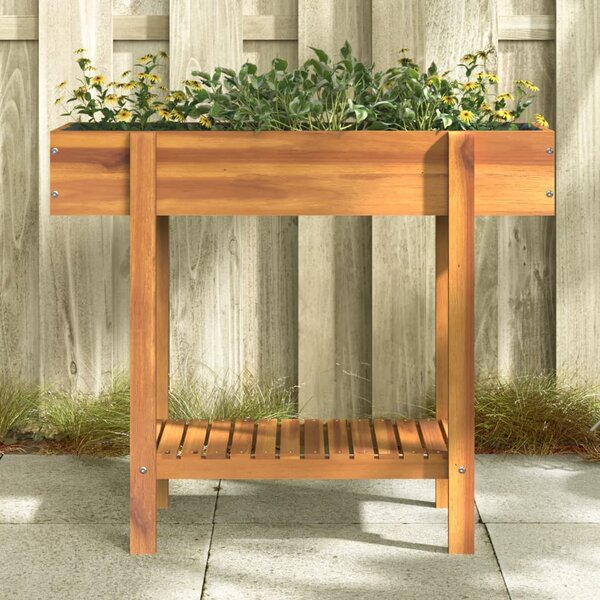 VidaXL tömör akácfa kerti magaságyás 90 x 30 x 75 cm