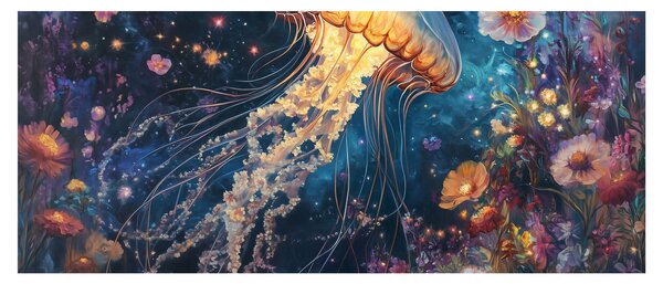 Kép - Varázslatos medúza (120x50 cm)
