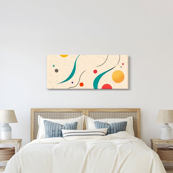 Kép - Minimalista színes illusztráció (120x50 cm)