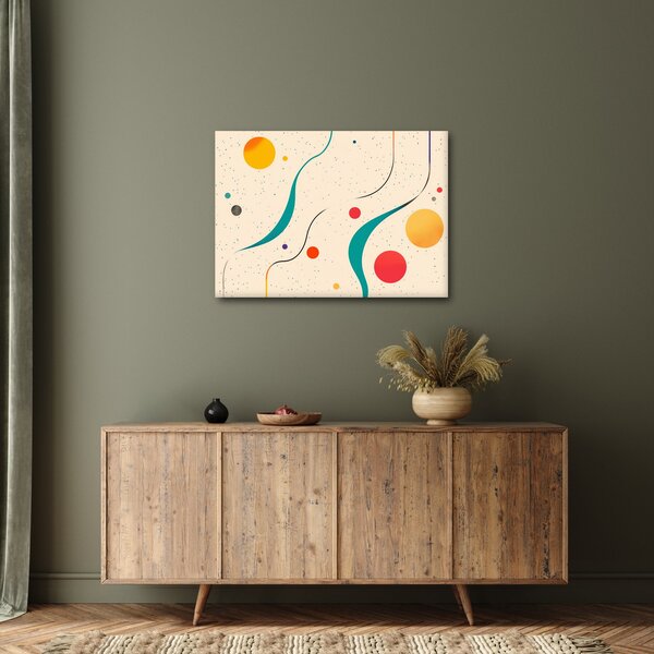Kép - Minimalista színes illusztráció (70x50 cm)