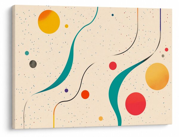Kép - Minimalista színes illusztráció (70x50 cm)
