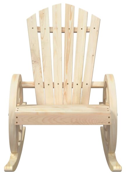 Tömör fenyőfa Adirondack hintaszék