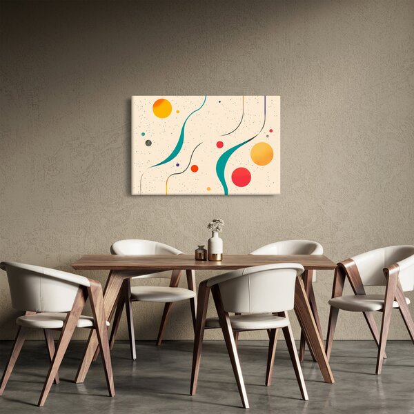 Kép - Minimalista színes illusztráció (90x60 cm)