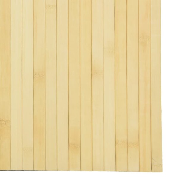 Világos természetes bambusz térelválasztó szélessége 400 cm magassága 165 cm
