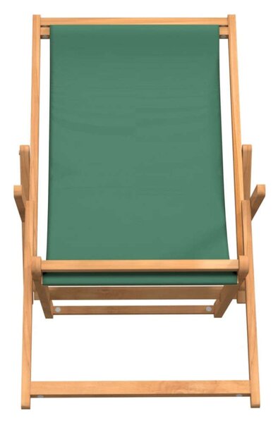 Zöld tömör tíkfa összecsukható strandszék