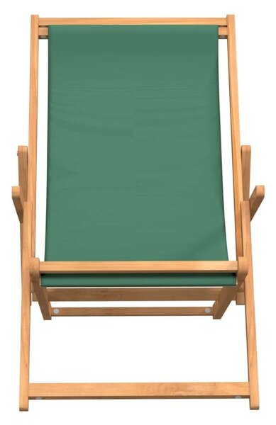 Zöld tömör tíkfa összecsukható strandszék