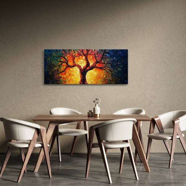 Kép - Az élet fája mozaikban (120x50 cm)