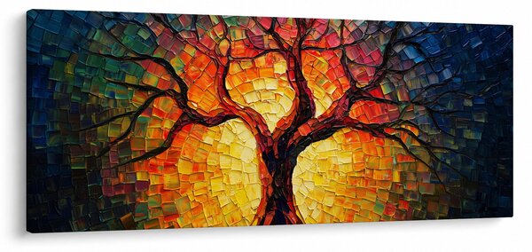 Kép - Az élet fája mozaikban (120x50 cm)