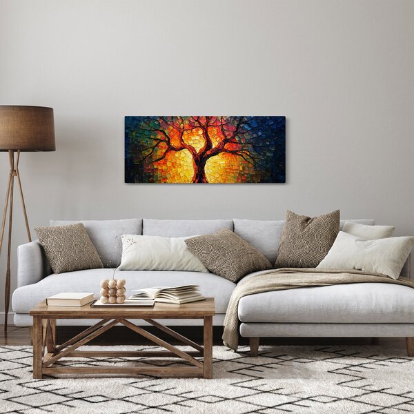 Kép - Az élet fája mozaikban (120x50 cm)