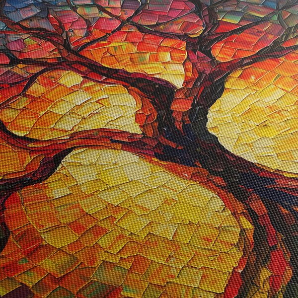 Kép - Az élet fája mozaikban (120x50 cm)