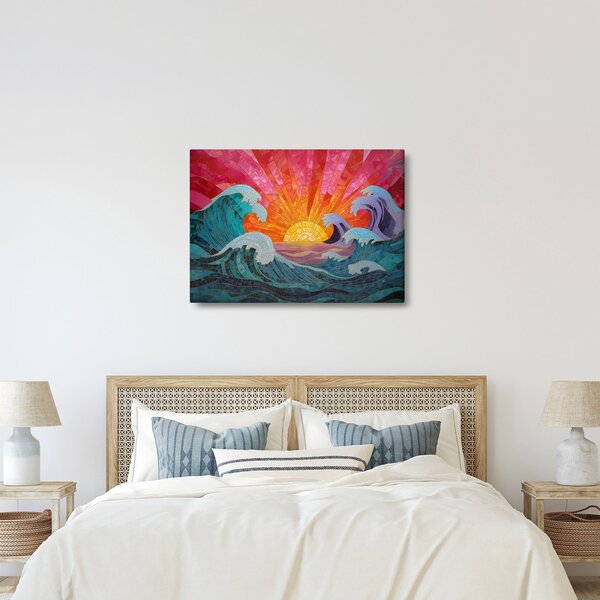 Kép - Hullámmozaik (70x50 cm)
