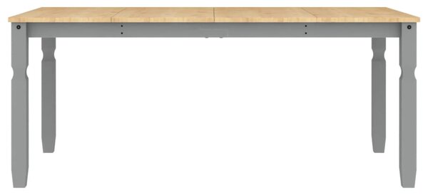 Corona szürke tömör fenyőfa ebédlőasztal 180 x 90 x 75 cm