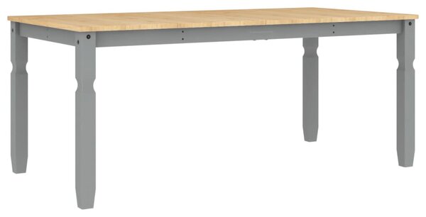 Corona szürke tömör fenyőfa ebédlőasztal 180 x 90 x 75 cm