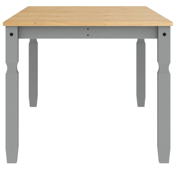 Corona szürke tömör fenyőfa ebédlőasztal 180 x 90 x 75 cm