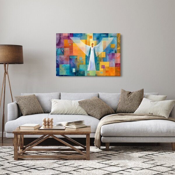 Kép - Geometrikus angyal (90x60 cm)