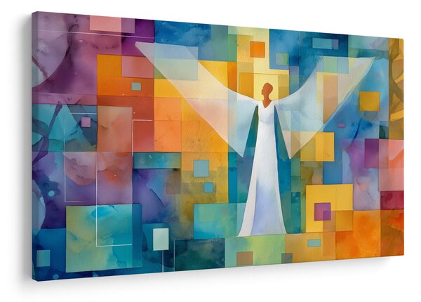 Kép - Geometrikus angyal (90x60 cm)