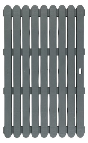 Sötétszürke kültérre is alkalmas kilépő, 80 x 50 cm - Wenko