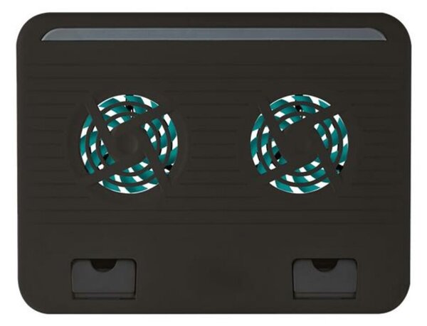 Notebook állvány, ventilátorral, USB, TRUST Cyclone (TR17866)