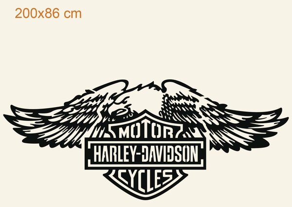 DUBLEZ | Fakép - Harley Davidson logó