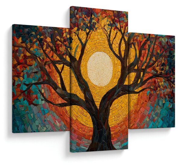 Kép - Nap az élet fájának koronájában (90x60 cm)