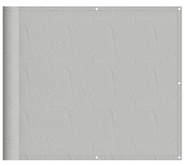 Világosszürke 100% oxford poliészter erkélyparaván 90 x 300 cm