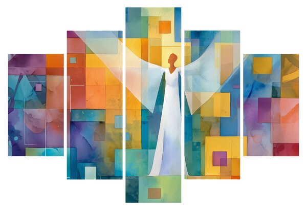 Kép - Geometrikus angyal (150x105 cm)