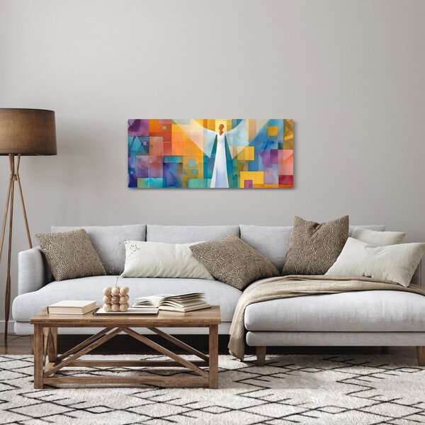 Kép - Geometrikus angyal (120x50 cm)