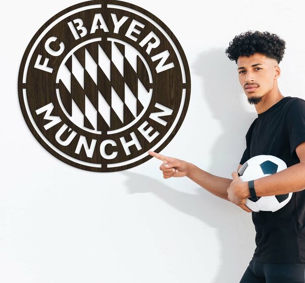 DUBLEZ | Fából készült logó - FC Bayern München