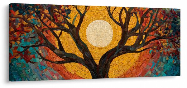 Kép - Nap az élet fájának koronájában (120x50 cm)